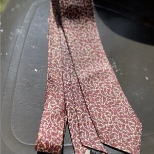 Classic Burgundy Paisley Tie